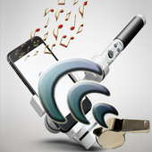 Locate the phone by whistling icon