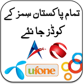 Pakistan Sim Codes Information icon
