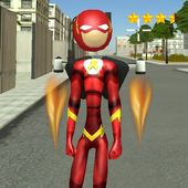 Stickman Flash Jetpack Rope Hero icon