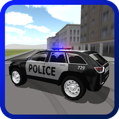 4WD SUV Police Car Driving icon