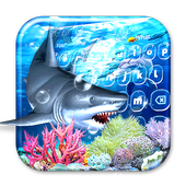 3D Shark Keyboard icon