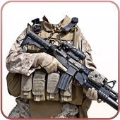 Military Man Photo Editor icon
