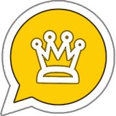 Blue Golden Royal Chat icon