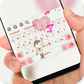 Boy love Balloon Keyboard icon