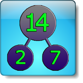 Factorization. Factor calc. icon