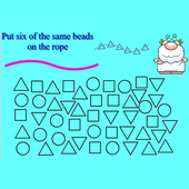 Necklace logical game for kids icon