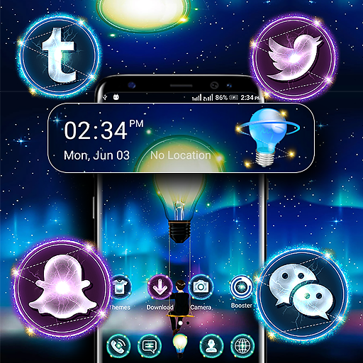 Light Bulb Launcher Theme иконка