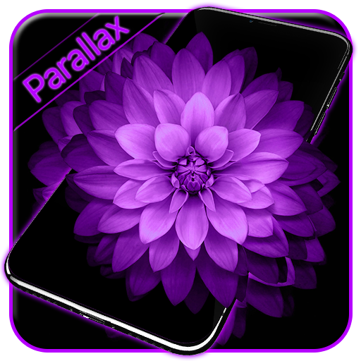 Purple Flower APUS live wallpaper icon