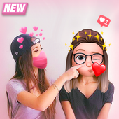 Sweet Face Snap Selfie - Snap Cat Emoji Face icon