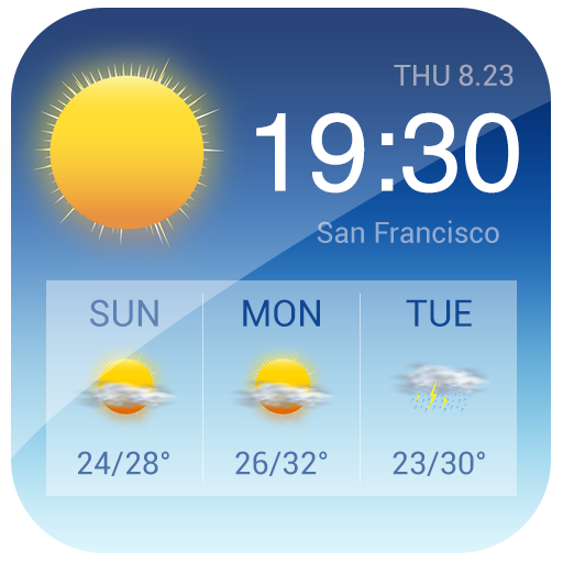 Sunrise&amp;Sunset weather app ⚡ icon