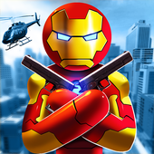 Iron Stickman Rope Hero - Strange Gangster Vegas icon