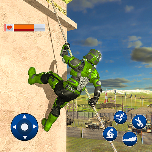 Futuristic Special Forces Robot Training School icon