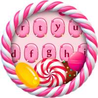Pink Candy Cute - Keyboard Theme