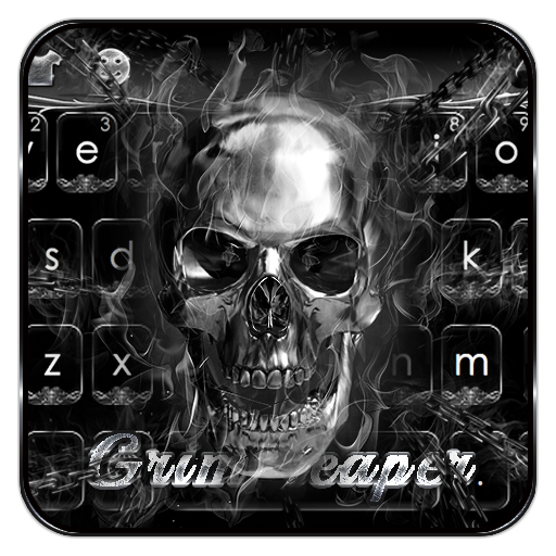 Skull Grim Reaper Keyboard icon