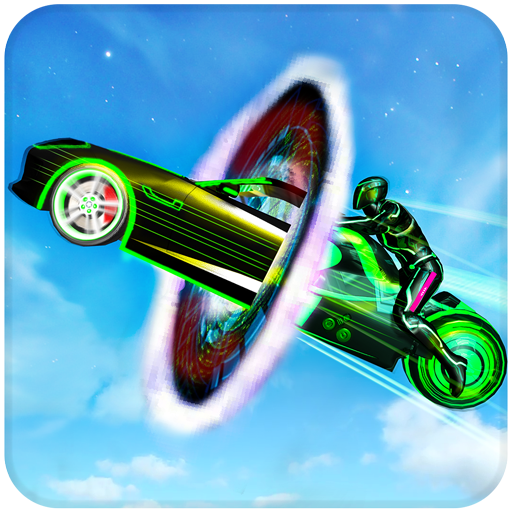 Crazy Car Stunt Light Car Transform GT Racing Game icon