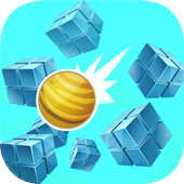 Knock Balls down shoot icon