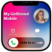 Fake Call i-Phone X أيقونة