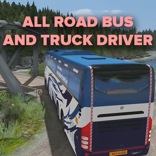 All road bus and truck driver icon