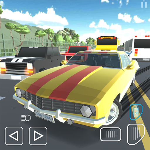 Polygon Traffic Racer 3D: Highspeed Highway Games icon