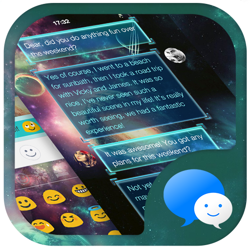 Galaxy War Messages Theme icon