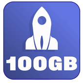 100 GB Storage  Cleaner Pro : 100 GB RAM Booster icon