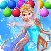 Ice Princess Pop Bubble Shooter icon