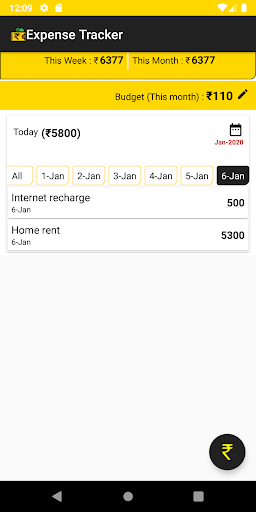 Expense Tracker screenshot 1