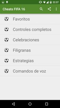 Cheats FIFA 16 screenshot 1