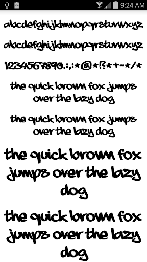 Graffiti Fonts Message Maker screenshot 3
