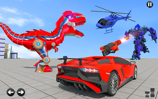 Dino Robot Car Transform Simulator screenshot 6