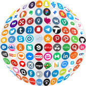 All Social Networks : All in One Messenger icon