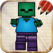 Draw Lego Minecraft Figures