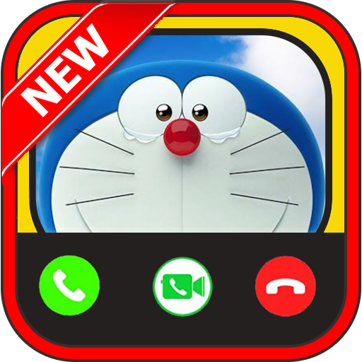 Call From Funny Blue Cat - Fake Video Call icon