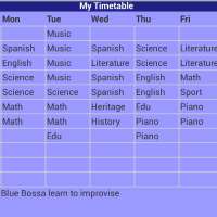 School Timetable on 9Apps