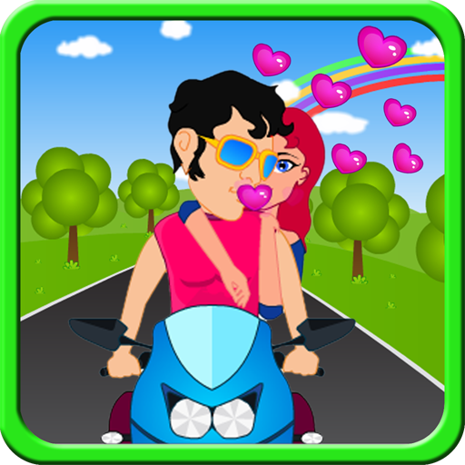 Kissing Game-Bike Romance Fun icon