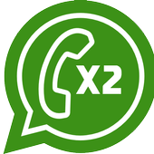 Two account for Whats‍App icon