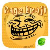 GO Keyboard Sticker Rage Emoji on 9Apps