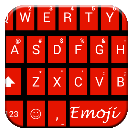Tiles Red Emoji klawiaturą icon