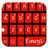 คีย์บอร์ด Emoji Tiles Red