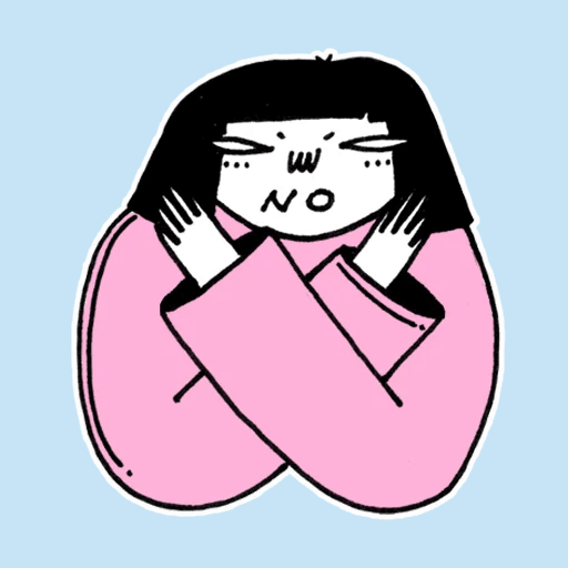 Pink Girl WAStickerApp Sweet stickers for WhatsApp icon