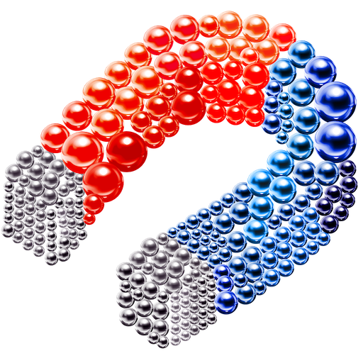 Magnetic Balls Color By Number - Magnet Bubbles icon