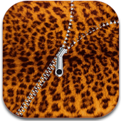 Leopard Lock Screen Zipper icon