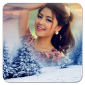SnowFall photo frames أيقونة