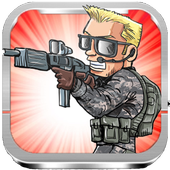 Metal Contra rambo Soldier icon