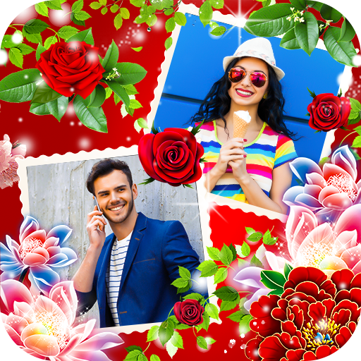 Flower Dual Photo Frame icon