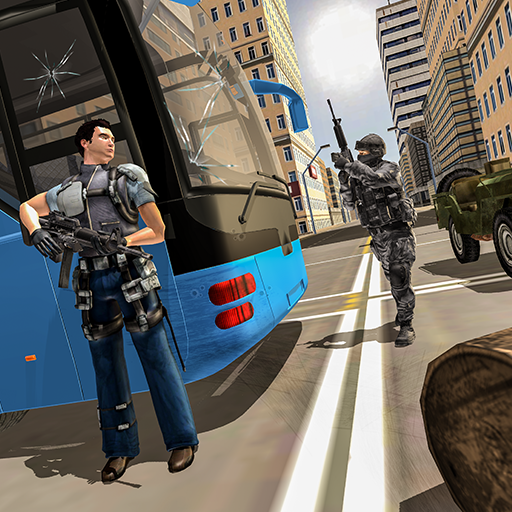 US Police Bus Transport Prison Break Survival Game icon