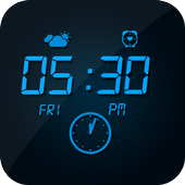 digital smart alarm clock&amp;timer with ringtones icon