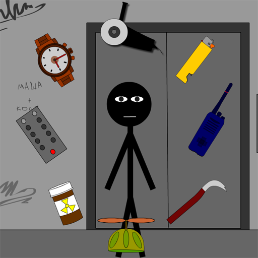 Stickman Escape Lift : Think out of the box icon