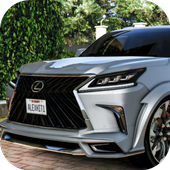 Drive Lexus LX570 SUV - Off Road, Stunts, Parking icon