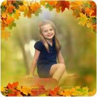 Autumn photo frames